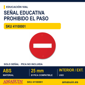 señales trafico - prohibido el paso