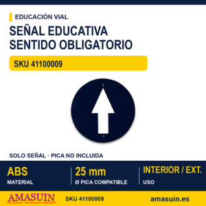 señales trafico - sentido obligatorio
