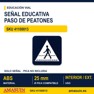 señales trafico - pase de peatones
