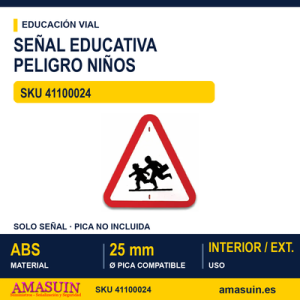 señales trafico - peligro niños