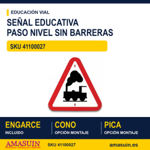 señales trafico - paso a nivel sin barreras