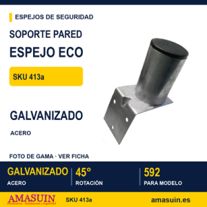 Soporte Pared Espejo 80cm.