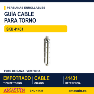 GUIA CABLE 1431 PARA TORNO EMPOTRADO