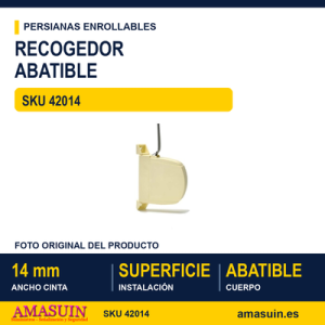 Recogedor abatible mini - BLISTER RECOGEDOR ABATIBLE MINI 2014 MARFIL