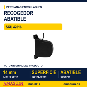 Recogedor abatible mini - BLISTER RECOGEDOR ABATIBLE MINI 2016 MARRON