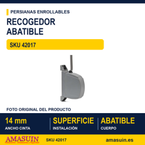 Recogedor abatible mini - BLISTER RECOGEDOR ABATIBLE MINI 2017 GRIS