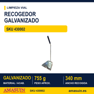 Recogedor Metálico Galvanizado