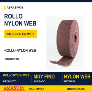 Rollo Nylon Web Muy Fino.