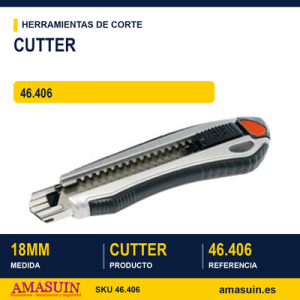 Cutter Profesional Metálico 18mm