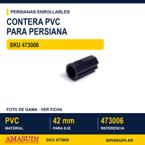 CONTERA PVC 42 MM RODAMIENTO 28 MM