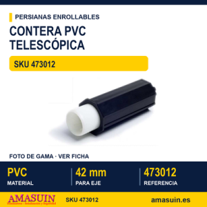CONTERA PVC 42 MM RODAMIENTO 28 MM TELESCOPICO