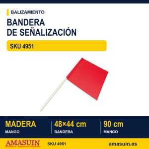 Bandera Señalización Roja
