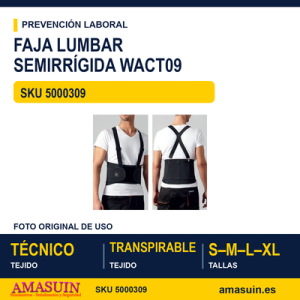 Faja Lumbar Semi Rígida Wact09