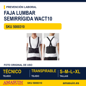 Faja Lumbar Semi Rígida Wact10