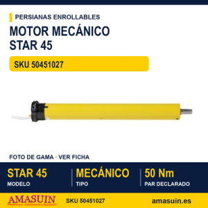Motor mecánico Star 45 - MOTOR MECANICO STAR 45 50 NM
