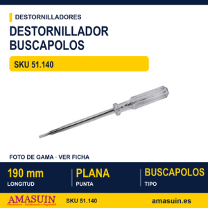 Destornillador Buscapolos 190mm