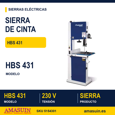 SIERRA CINTA MADERA HBS 431 (230 V) 1 SIERRA CINTA MADERA HBS 431 (230 V)