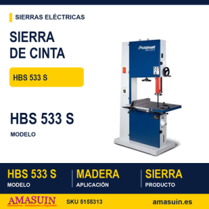 SIERRA CINTA PARA MADERA HBS 533 S