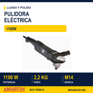 Pulidora Eléctrica Angular 1100W.