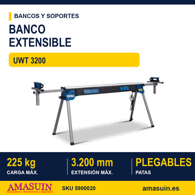 Banco con Soporte Extensible UWT 3200 1 Banco con Soporte Extensible UWT 3200