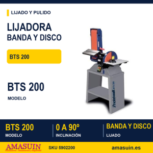 Lijadora con Brazo Inclinable BTS 200