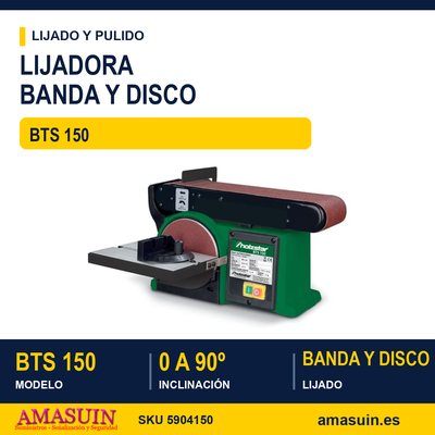 Lijadora de Banda y Disco BTS 150 1 Lijadora de Banda y Disco BTS 150