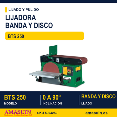 Lijadora de Banda y Disco BTS 250 1 Lijadora de Banda y Disco BTS 250