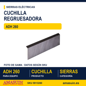 CUCHILLA REGRUESAD. ADH 260, JGO.
