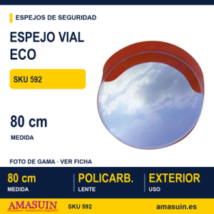 Espejo Vial ECO 80cm Uso Exterior.