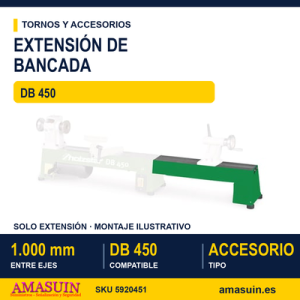 Extensión de bancada a 1.000 mm