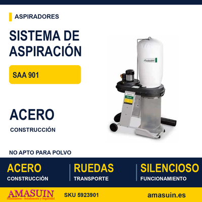 Sistema de aspiración SAA 901 1 Sistema de aspiración SAA 901