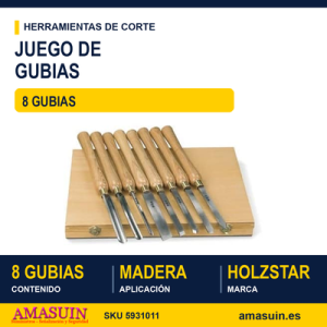 JUEGO 8 GUBIAS HOLZSTAR