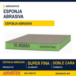 Esponja Abrasiva Super Fina Doble Cara Automoción