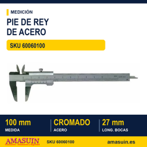 Pie de Rey de Acero 100 mm