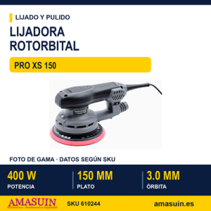 Lijadora Rotorbital Pro XS 150 3mm