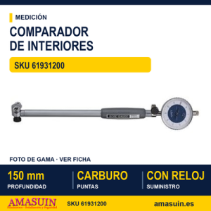 Comparador Telescópico para Interiores con Reloj 35 - 60 mm