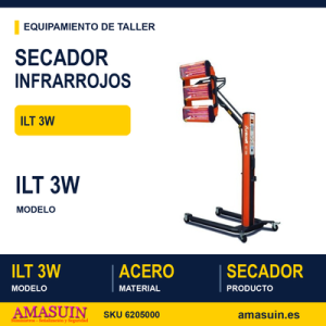 Secador Infrarrojos de Pintura ILT 3W