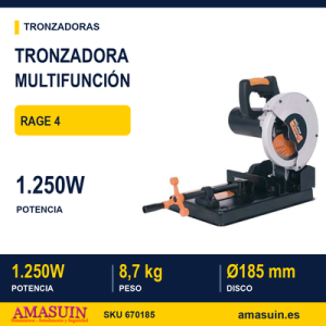 Tronzadora Rage 4 Multifunción.