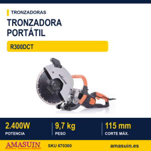Tronzadora Portátil R300DCT Multifunción.