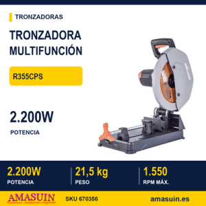 Tronzadora R355CPS Multifunción.