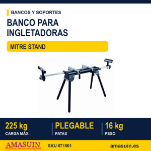 Banco Universal Mitre Stand para Ingletadoras.