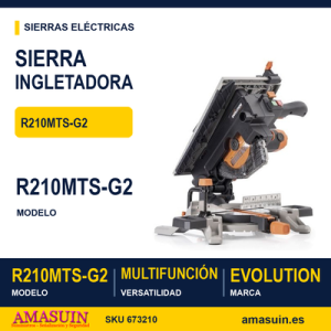 Ingletadora R210MTS-G2 y Mesa de Corte Multifunción.