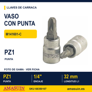 Vaso de Punta Plana ¼” M141601-C