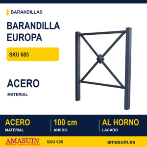 Barandilla Modelo Europa.