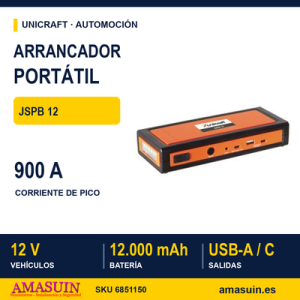 Arrancador portátil Unicraft JSPB 12
