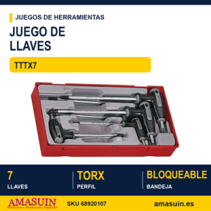 Juego de Llaves TTTX7 - 7 Piezas
