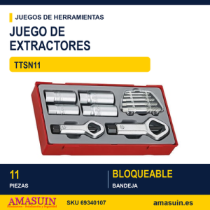 Juego de Extractores TTSN11- 11 Piezas