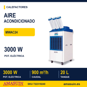 Aire acondicionado MWAC24 Industrial con Bomba de Calor.