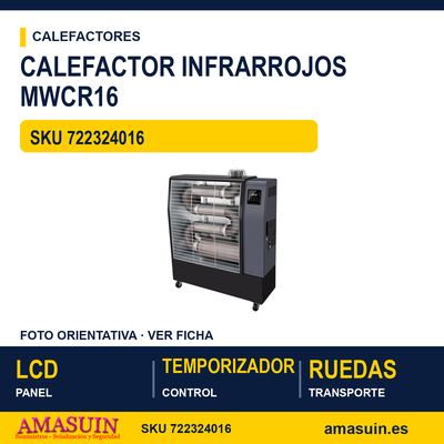 Calefactor Diesel Infrarrojos MWCR16. 1 Calefactor Diesel Infrarrojos MWCR16.