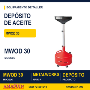 Depósito para Recogida de Aceite MWOD 30